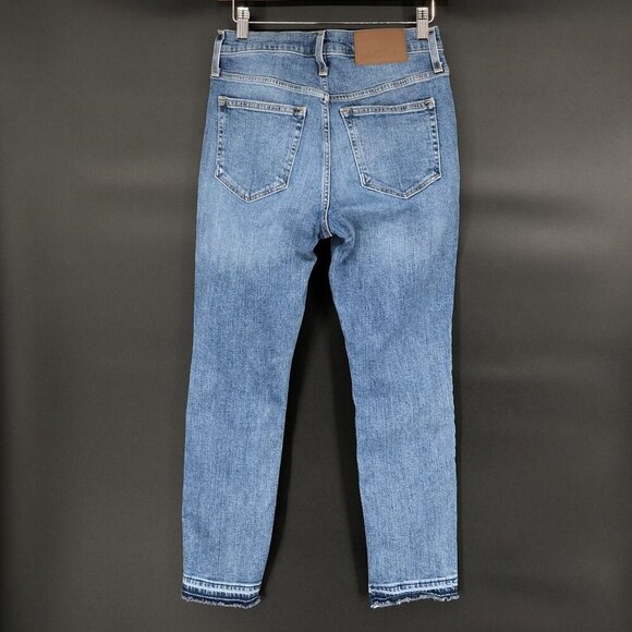J.Crew Mercantile Womens Slim Boyfriend Jean With Distressed Details 24 Cropped - Picture 2 of 9